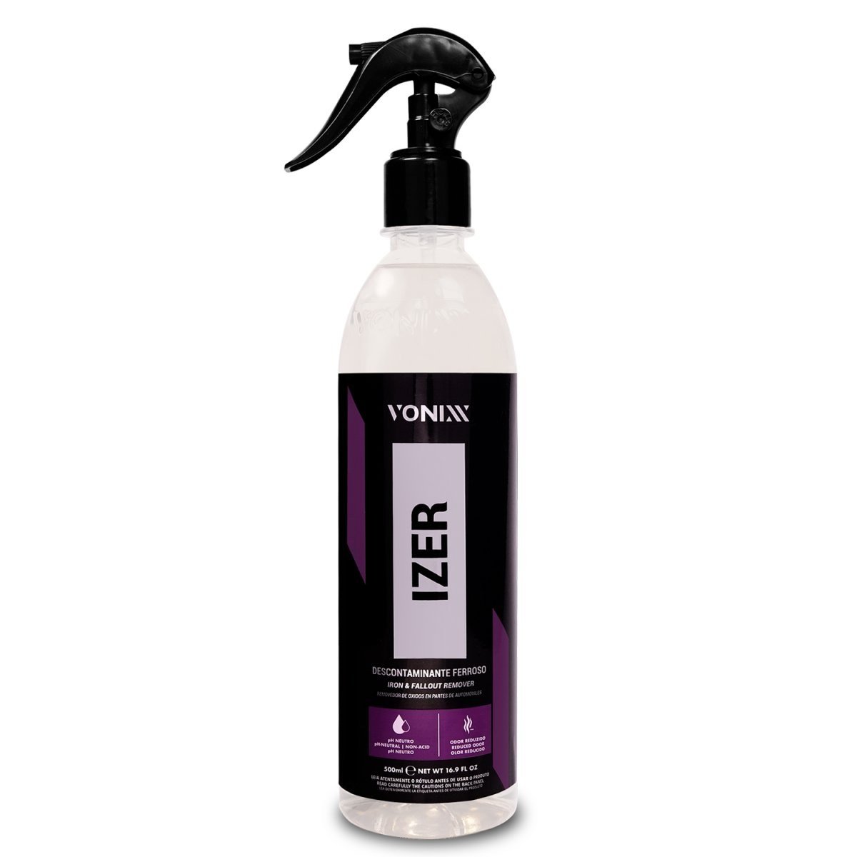 Izer Descontaminante Ferroso 500ml Vonixx — produto para estética automotiva