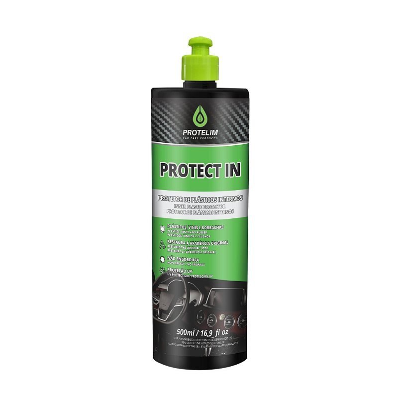 Protect In Protetor de Plásticos 500g - Protelim — produto para estética automotiva
