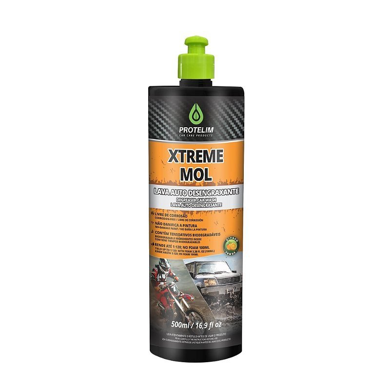 Xtreme Mol Detergente Desengraxante 1,5L - Protelim — produto para estética automotiva